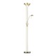 1115-001 Satin Brass Mother&Child Uplighter Floor Lamp 1115-001 Satin Brass Mother&Child Uplighter Floor Lamp