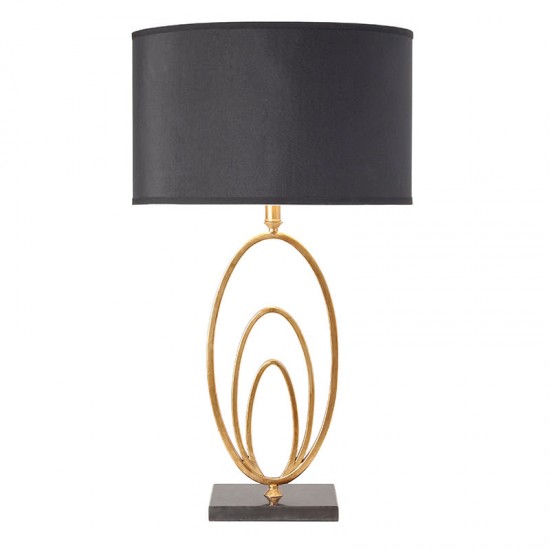 1188 001 Table Lamp In Antique Gold, Antique Gold Table Lamp Shade