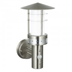 21772-001 Brushed Stainless Steel PIR Wall Lamp