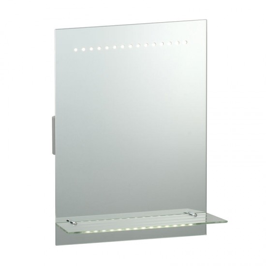 21839-001 Bathroom LED Mirror with Sensor & Shelf