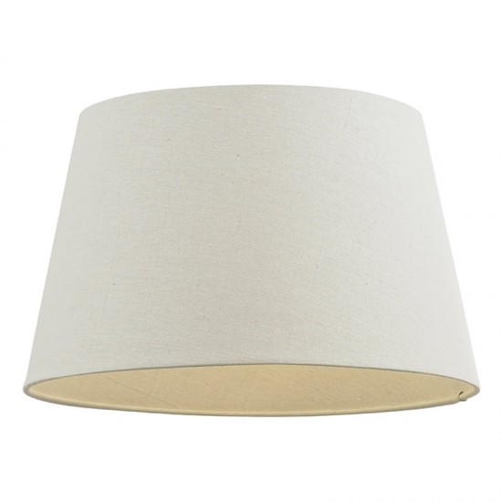 23454 001 Tapered Cylinder Shade Ivory, 14 Inch Lamp Shade Linen