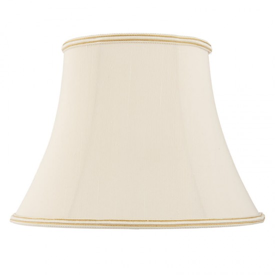 484-001 - Shade Only - 12 inch Cream Lined Shade for Table Lamp
