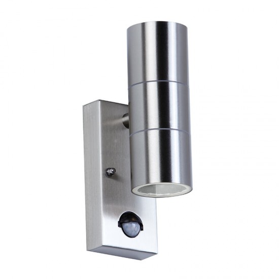753-001 Stainless Steel Up&Down PIR Wall Lamp
