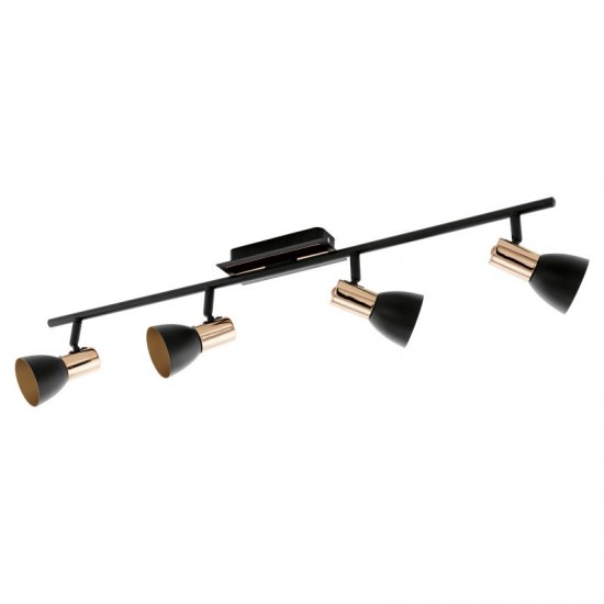 31320-002 Black and Copper 4 Light Spotlights 31320-002 Black and Copper 4 Light Spotlights