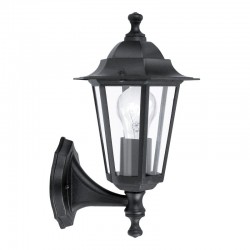 3249-002 Black Traditional Uplight Wall Lamp 3249-002 Black Traditional Uplight Wall Lamp