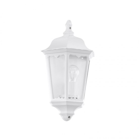 3494-002 Outdoor White Half Wall Lamp