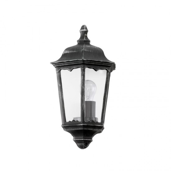 3503-002 Outdoor Black Half Wall Lamp