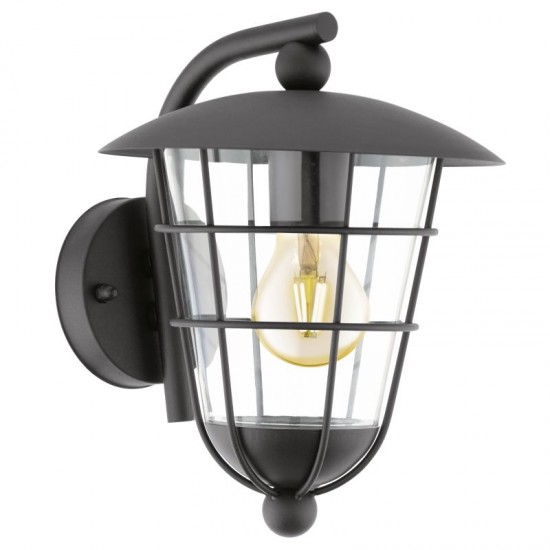 40807-002 Outdoor Black Downlight Wall Lamp