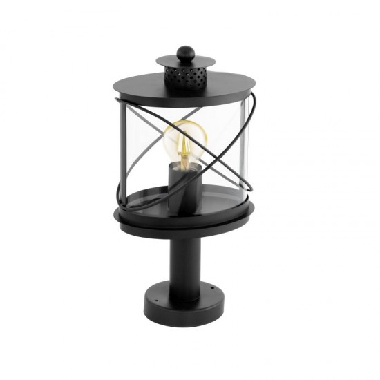 40826-002 Outdoor Black & Clear Small Post 40826-002 Outdoor Black & Clear Small Post