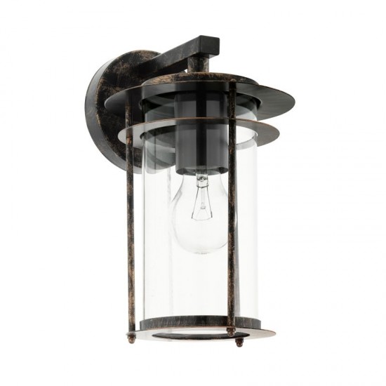 87965-002 Antique Copper with Clear Glass Downlight Wall Lamp 87965-002 Antique Copper with Clear Glass Downlight Wall Lamp