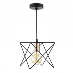 2371-003 Black & Copper Pendant 2371-003 Black & Copper Pendant