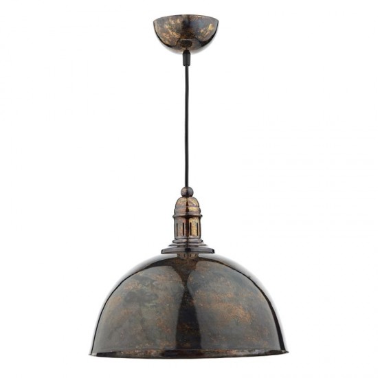 32439-003 Aged Effect Mottled Bronze Pendant