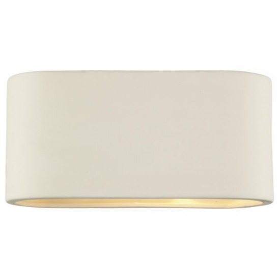 4101-003 Washer White Ceramic Wall Lights