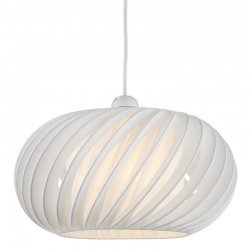 4810-003 - Shade Only - Slanting White Fabric Shade for Pendant 4810-003 - Shade Only - Slanting White Fabric Shade for Pendant