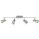 5457-003 Satin & Polished Chrome 4 Spotlights