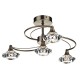 5486-003 Antique Brass 4 Light Centre Fitting with Crystal Glasses