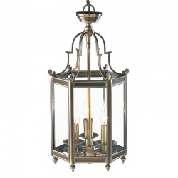 5631-003 Antique Brass 3 Light Lantern Pendant 5631-003 Antique Brass 3 Light Lantern Pendant