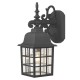 5719-003 Outdoor Black Lantern Wall Lamp