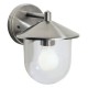 5966-003 Outdoor Stainless Steel Wall Lamp with Clear Glass 5966-003 Outdoor Stainless Steel Wall Lamp with Clear Glass