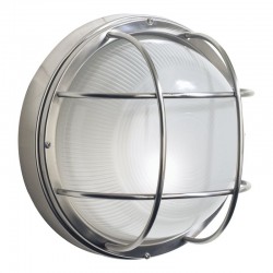 6273-003 Outdoor Stainless Steel Wall Lamp with Frosted Glass  6273-003 Outdoor Stainless Steel Wall Lamp with Frosted Glass