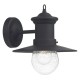 6343-003 Outdoor Black Lantern Wall Lamp