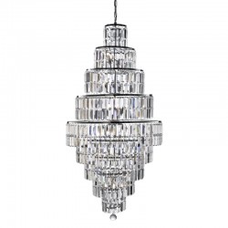 8403-006 Chrome 13 Light Chandelier with Crystal 8403-006 Chrome 13 Light Chandelier with Crystal