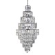 8403-006 Chrome 13 Light Chandelier with Crystal