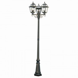 8410-006 Outdoor Gold & Black 3 Light Post 8410-006 Outdoor Gold & Black 3 Light Post