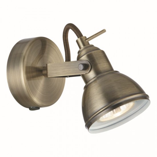 8417-006 Antique Brass Spotlight
