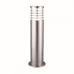 8425-006 Outdoor Satin Silver Bollard