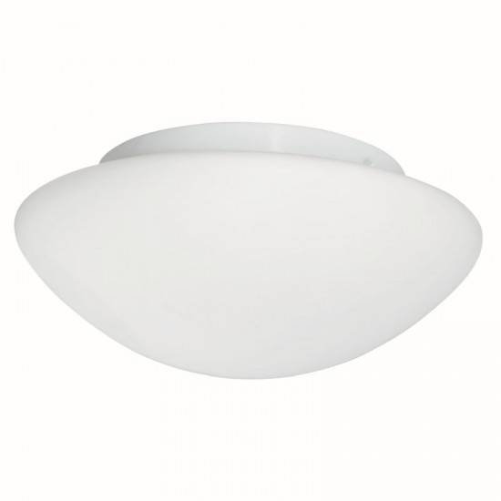 8485-006 Bathroom Ceiling Lamp with White Glass Ø 23 cm
