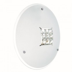 8541-006 White Glass Flush