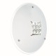 8541-006 White Glass Flush