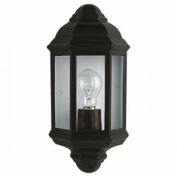 8642-006 Outdoor Black Half Wall Lamp 8642-006 Outdoor Black Half Wall Lamp
