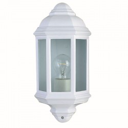 8643-006 Outdoor White Half Wall Lamp 8643-006 Outdoor White Half Wall Lamp