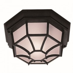 8659-006 Outdoor Black Hexagonal Flush 8659-006 Outdoor Black Hexagonal Flush