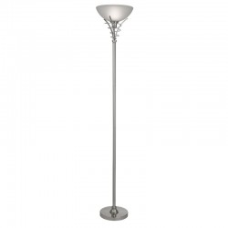 9046-006 Satin Silver Floor Lamp with Frosted Glass 9046-006 Satin Silver Floor Lamp with Frosted Glass