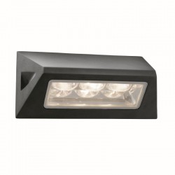 9080-006 Outdoor Black LED Wall Lamp