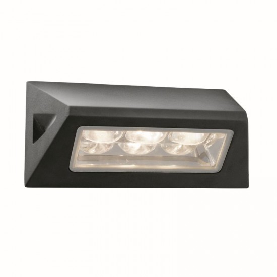 9080-006 Outdoor Black LED Wall Lamp