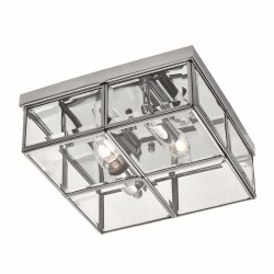 9245-006 Chrome Box Flush with Clear Glass  9245-006 Chrome Box Flush with Clear Glass