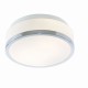 9283-006 Bathroom Chrome Flush with Opal Glass Ø 23 cm