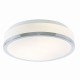 9285-006 Bathroom Chrome Flush with Opal Glass Ø 29 cm