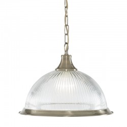 9571-006 Antique Brass Pendant with Ribbed Glass 9571-006 Antique Brass Pendant with Ribbed Glass