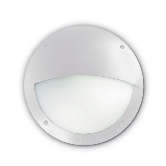 23200-007 Outdoor White Round Wall Lamp