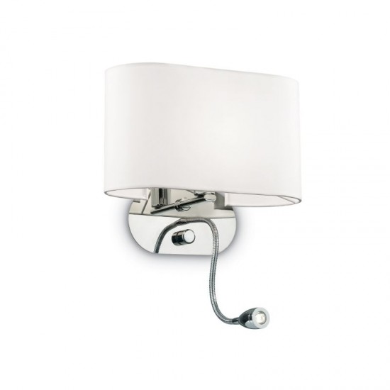 10634-007 White Fabric Mother & Child LED Wall Lamp 10634-007 White Fabric Mother & Child LED Wall Lamp