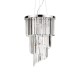 43885-007 Chrome 8 Light Chandelier with Crystal
