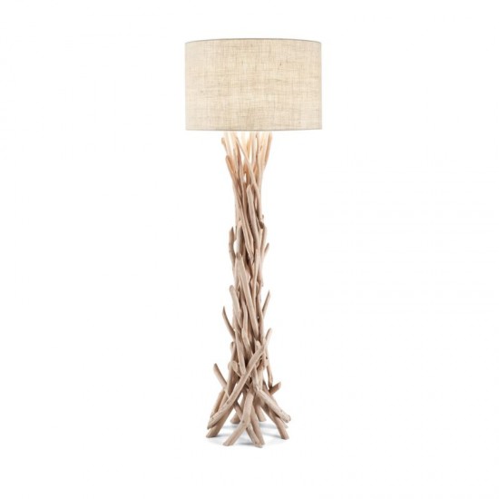 912597 007 Natural Wood Branch Floor Lamp, Wood Branch Floor Lamp