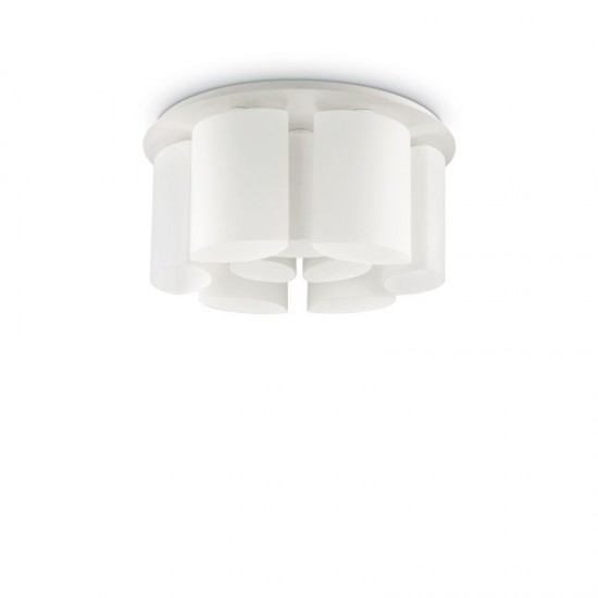 43818-007 White Decorative Glass 9 Light Ceiling Lamp 43818-007 White Decorative Glass 9 Light Ceiling Lamp