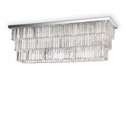 44241-007 Chrome 8 Light Ceiling Lamp with Crystal 44241-007 Chrome 8 Light Ceiling Lamp with Crystal