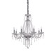 43821-007 Chrome 8 Light Chandelier with Crystal 43821-007 Chrome 8 Light Chandelier with Crystal